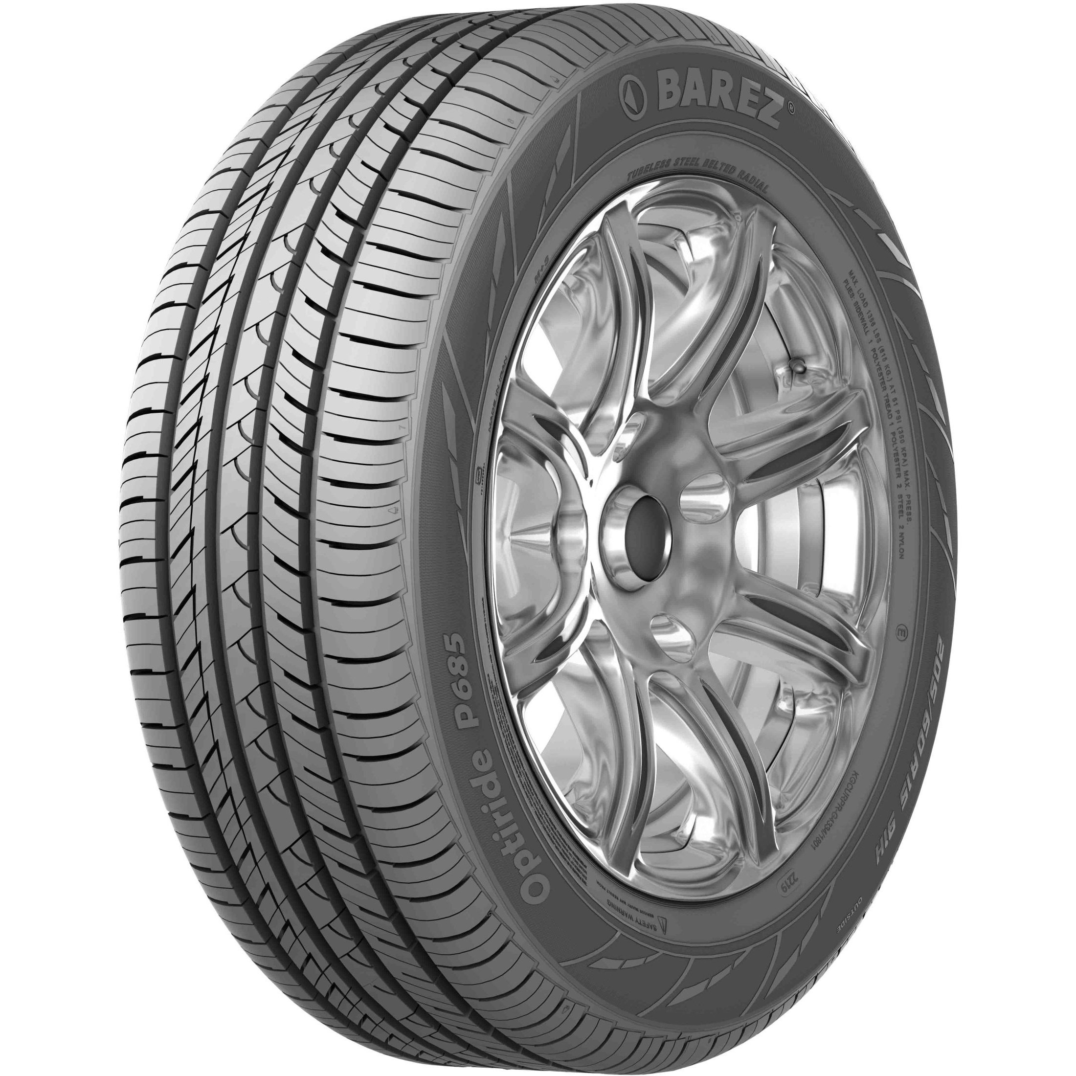 تایر بارز 205/60/14 گل p685 تولید 2026 (2حلقه)