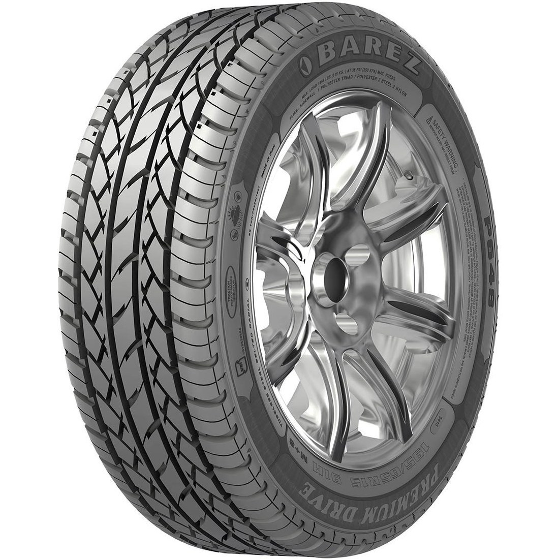 تایر بارز 185/65/15 گل p648 تولید 2025 (2حلقه)